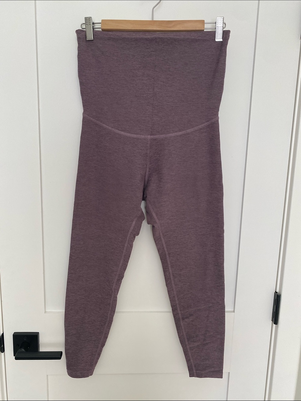 Beyond the Bump Mauve High-Waist Maternity Leggings